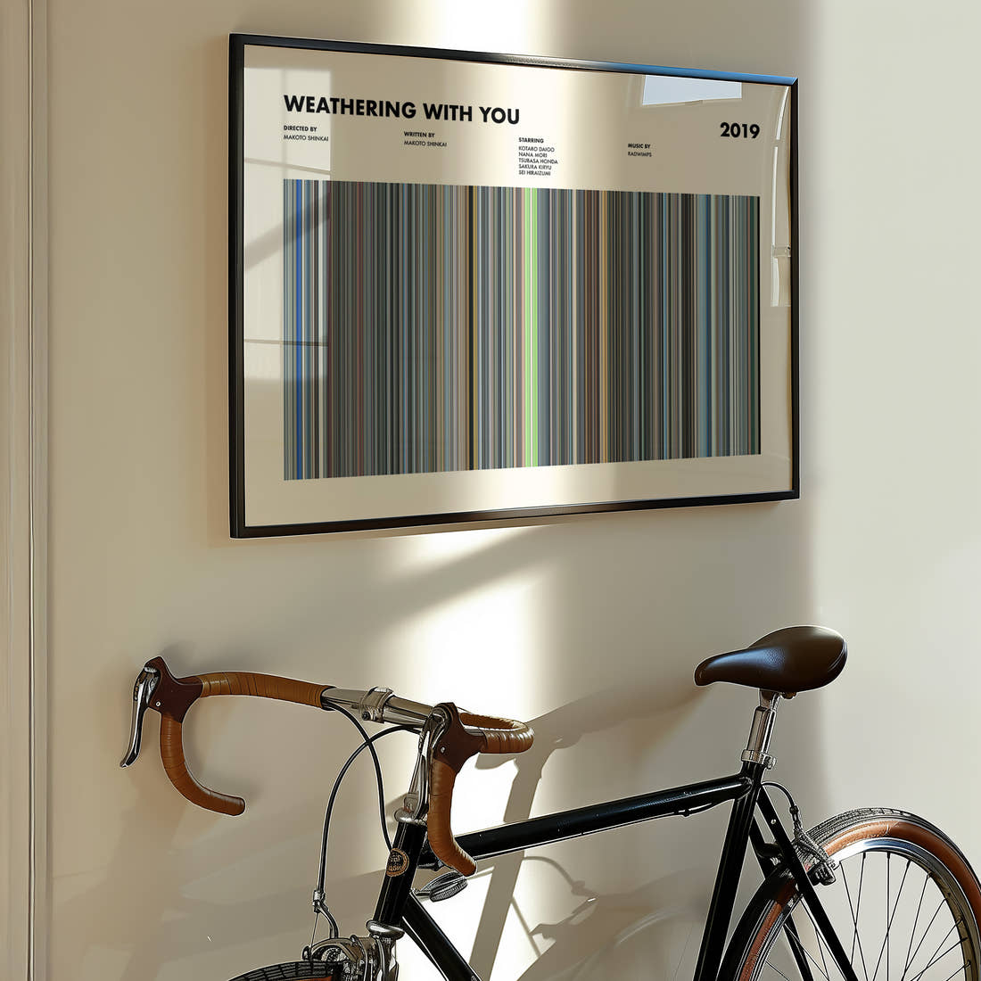 Weathering with You Movie Barcode Poster