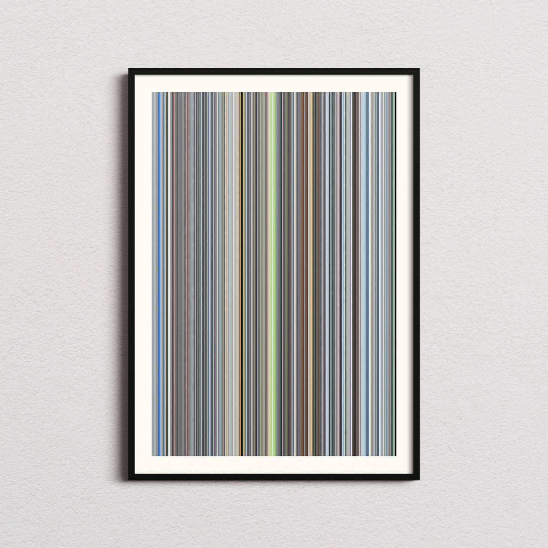 Weathering with You Movie Barcode Poster - Barcode Only