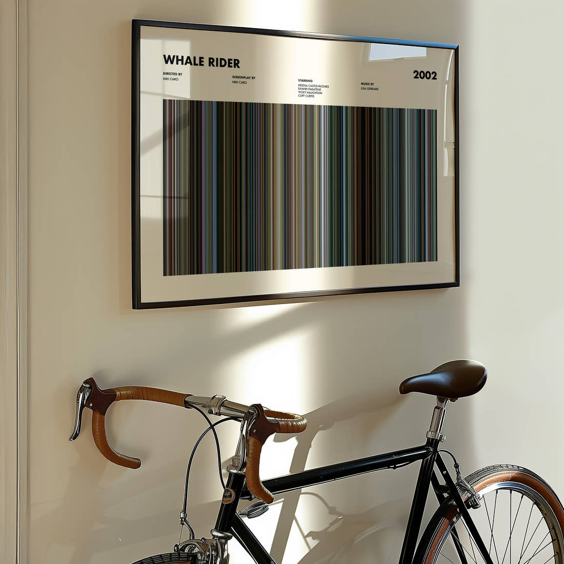 Whale Rider Movie Barcode Poster