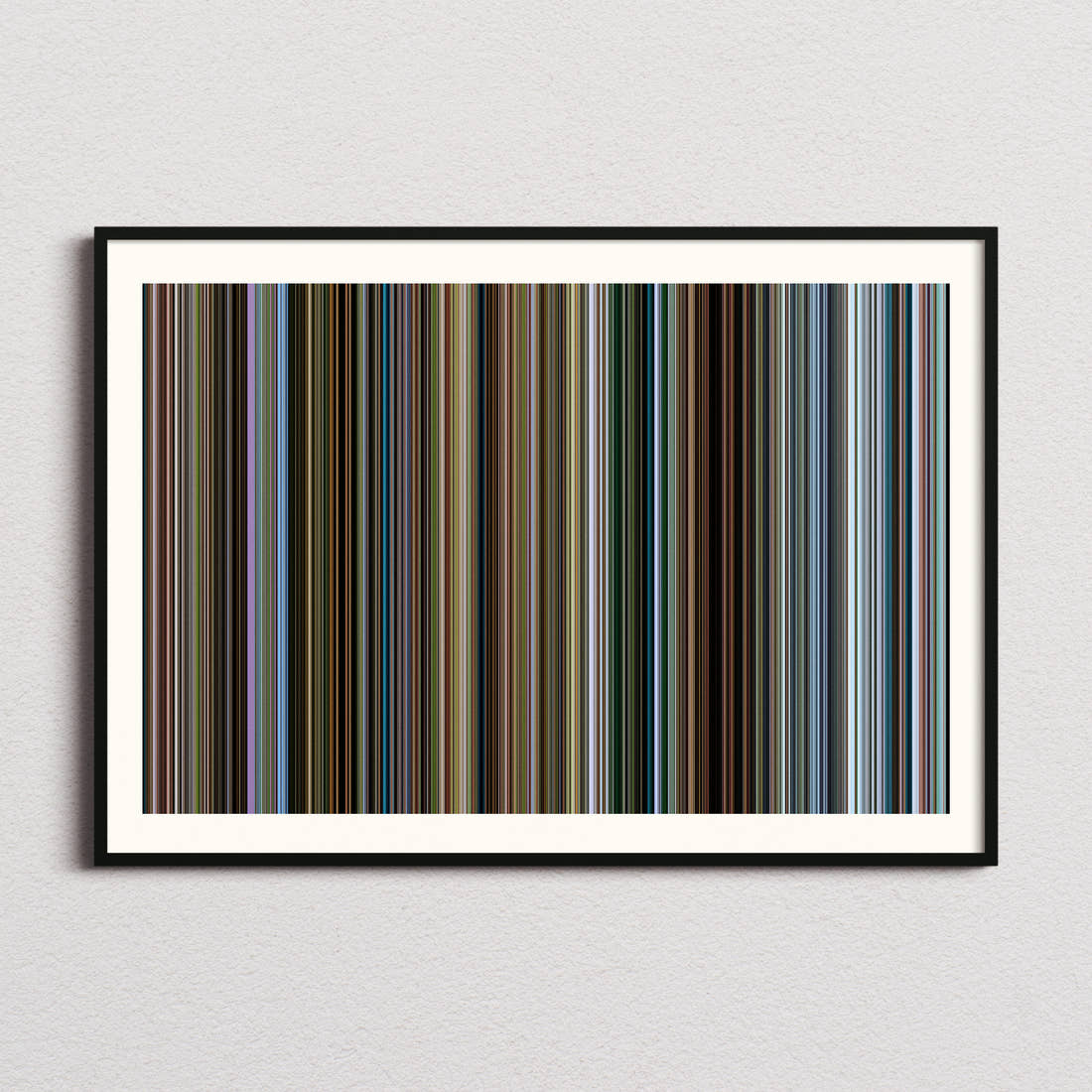 Whale Rider Movie Barcode Poster - Barcode Only