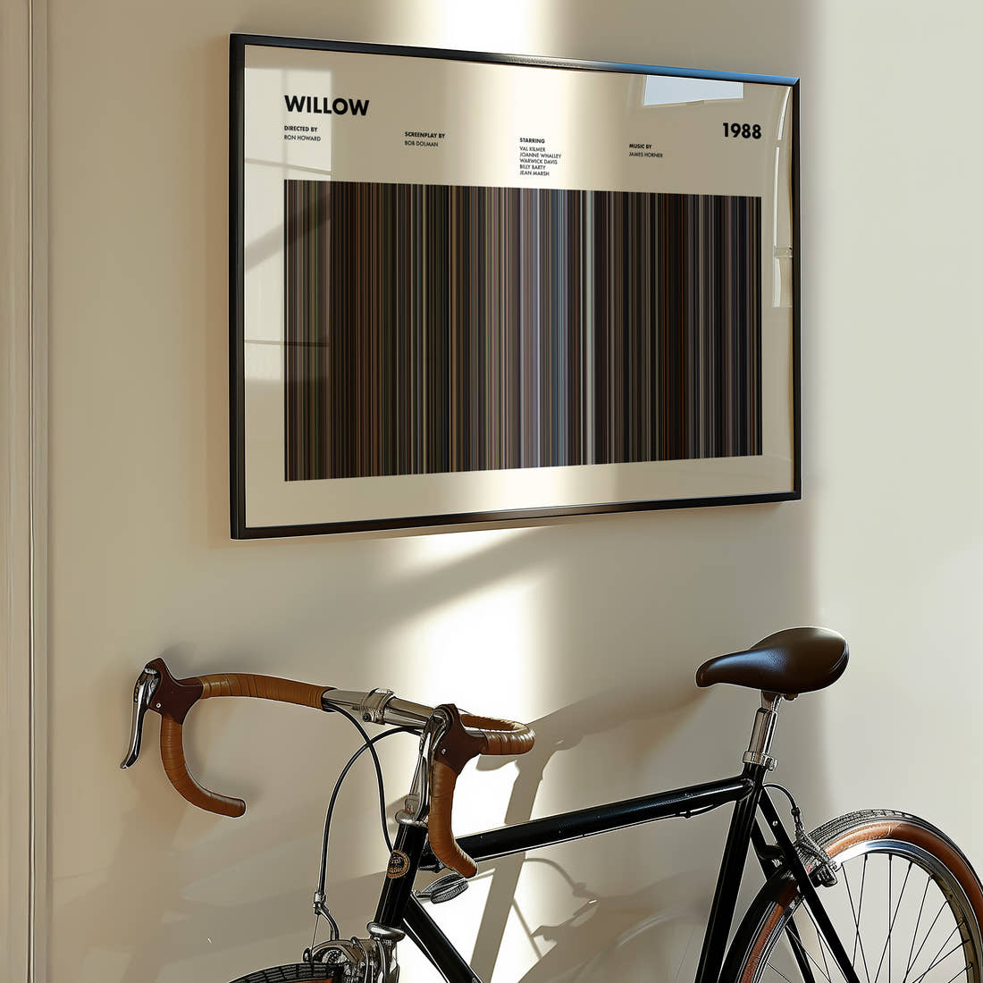 Willow Movie Barcode Poster