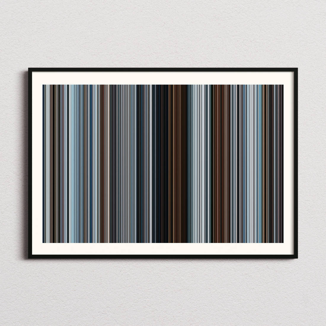 Wind River Movie Barcode Poster - Barcode Only