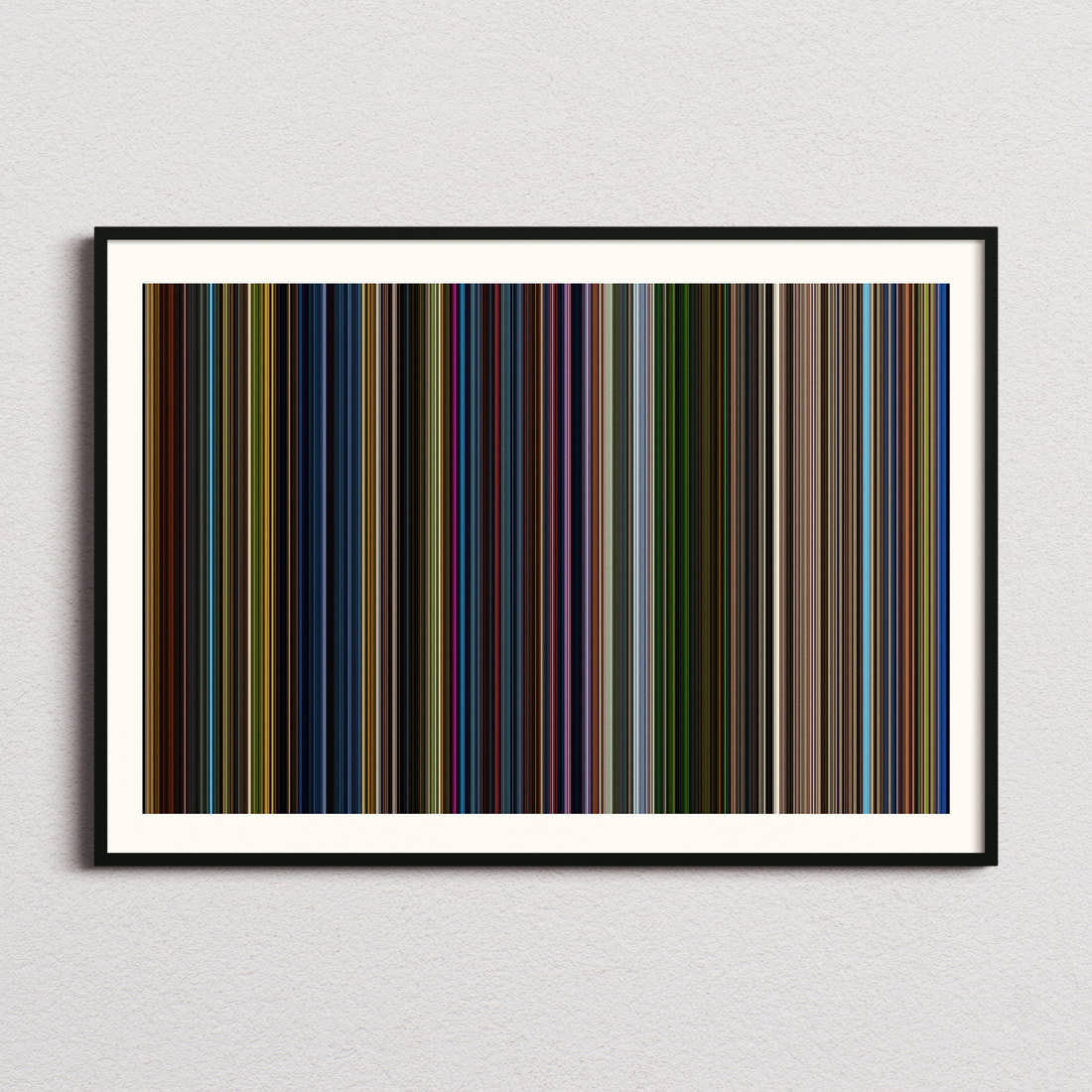 X-Men: Apocalypse Movie Barcode Poster - Barcode Only