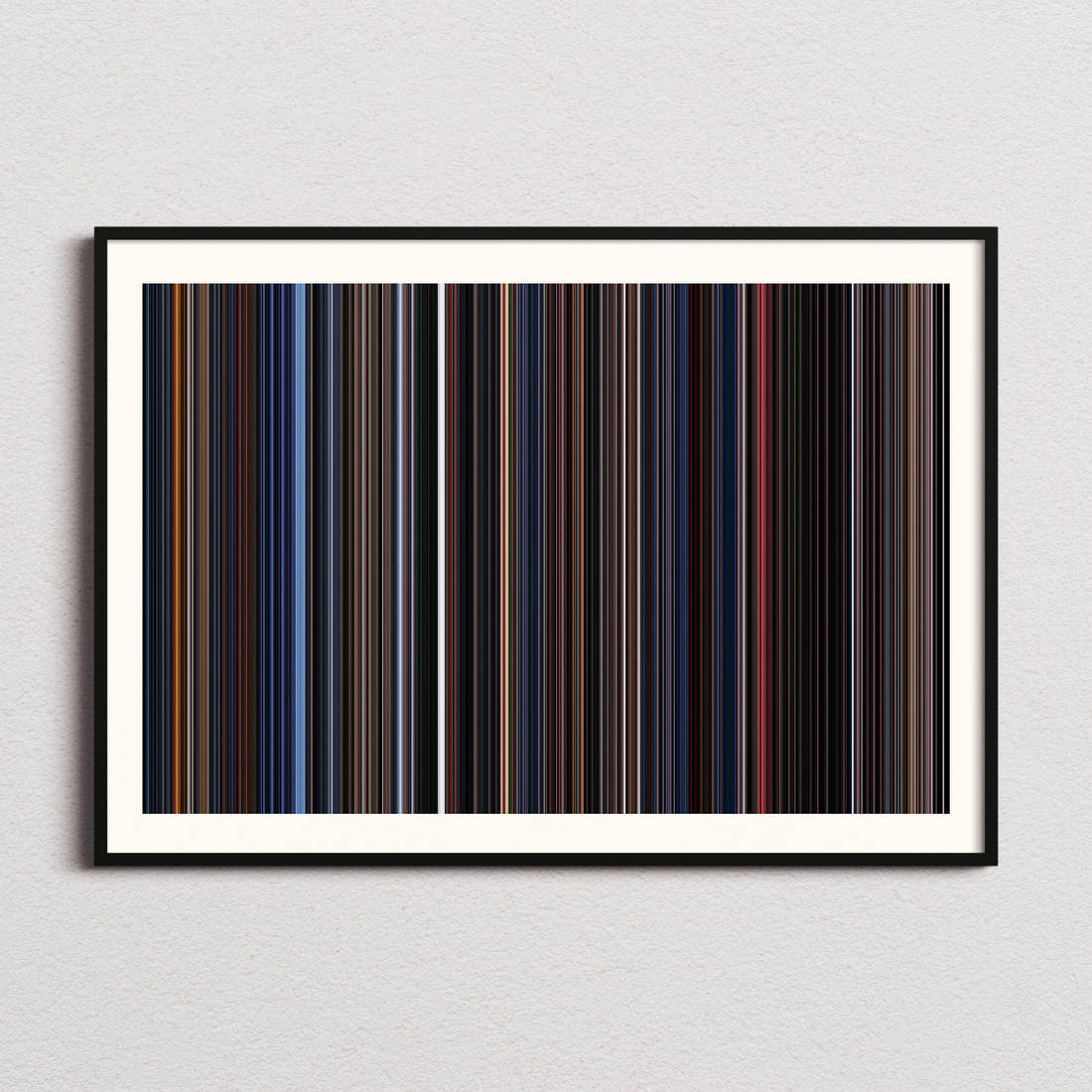 X-Men Movie Barcode Poster - Barcode Only