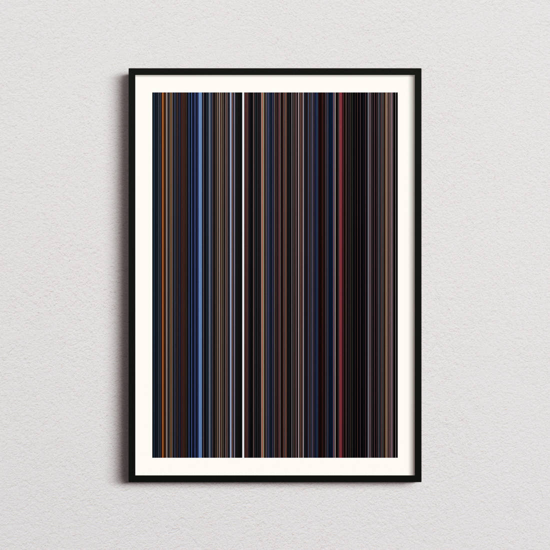 X-Men Movie Barcode Poster - Barcode Only