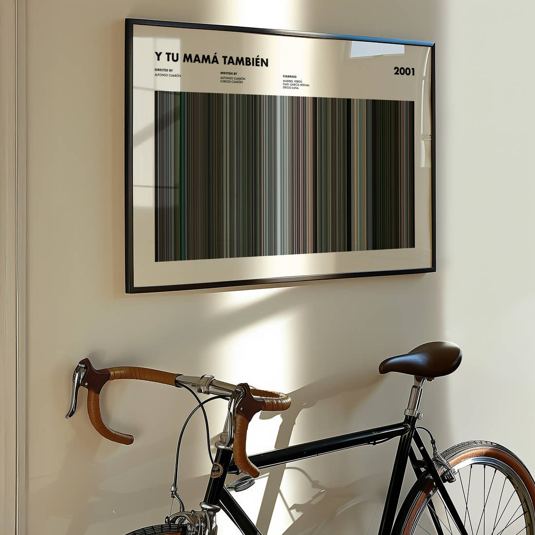 Y tu mamá también Movie Barcode Poster