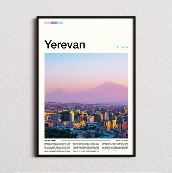Yerevan - Mount Ararat - Travel Print