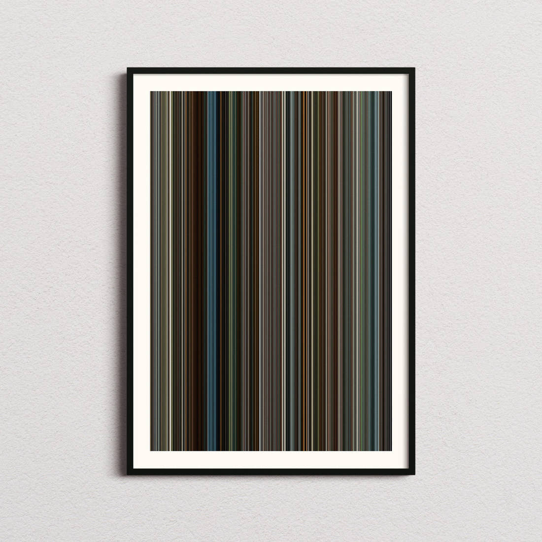 Young Washington Movie Barcode Poster - Barcode Only