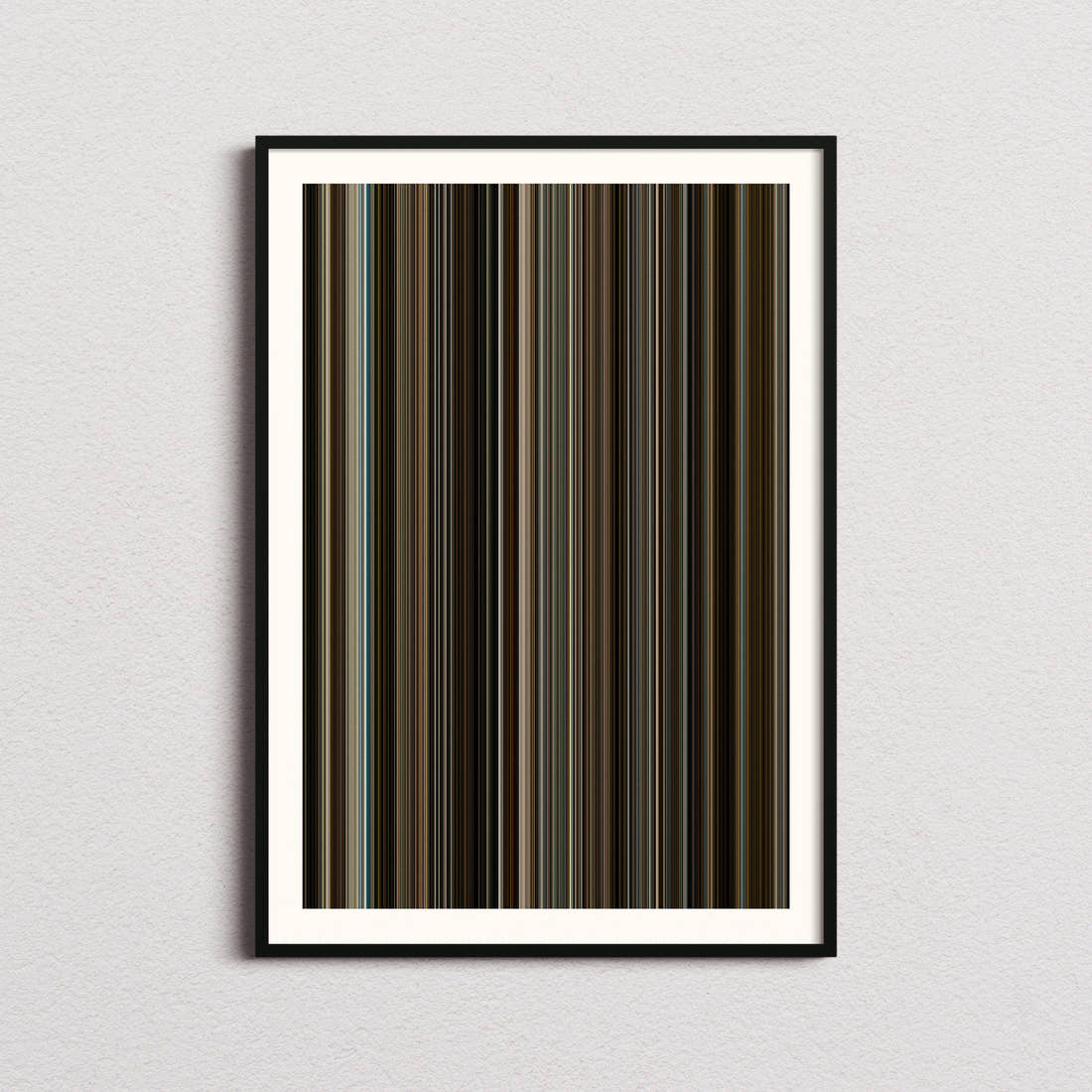 Zodiac Movie Barcode Poster - Barcode Only