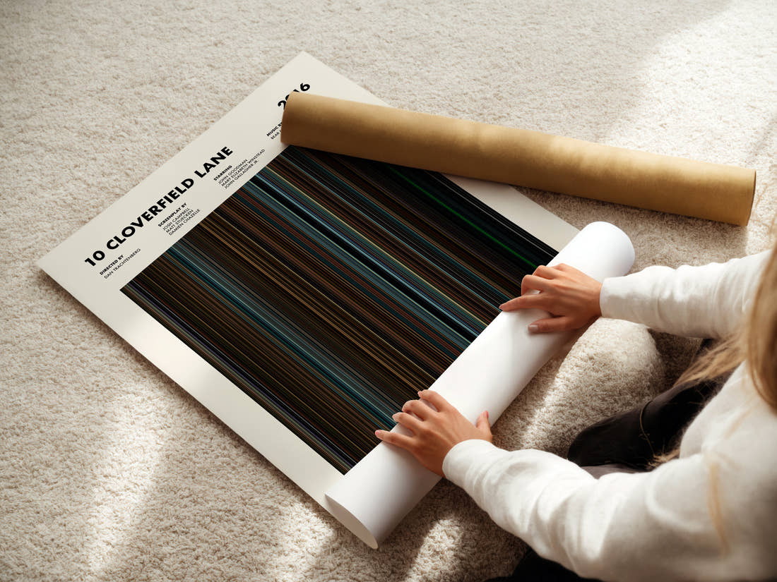 10 Cloverfield Lane Movie Barcode Poster