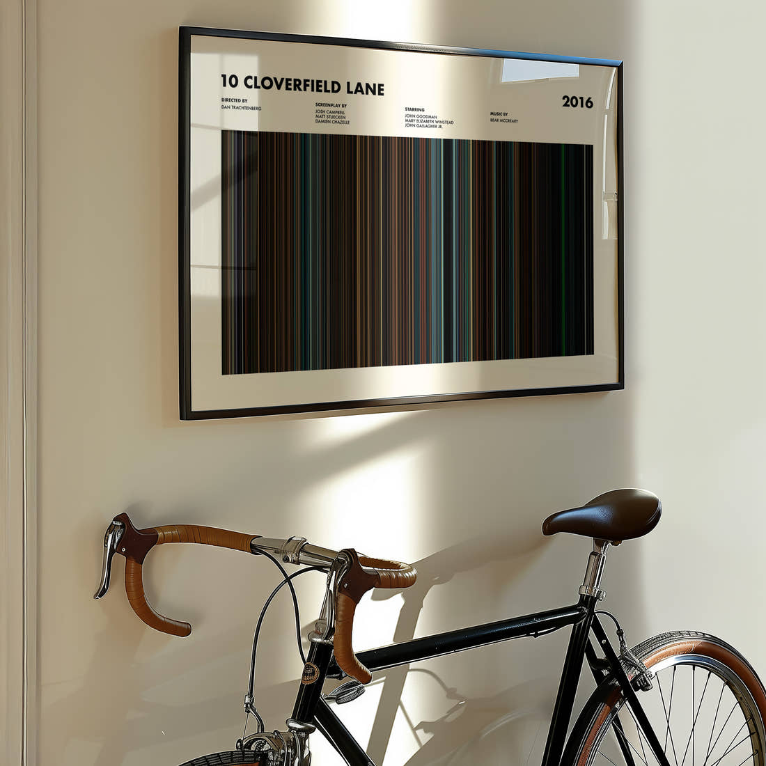 10 Cloverfield Lane Movie Barcode Poster