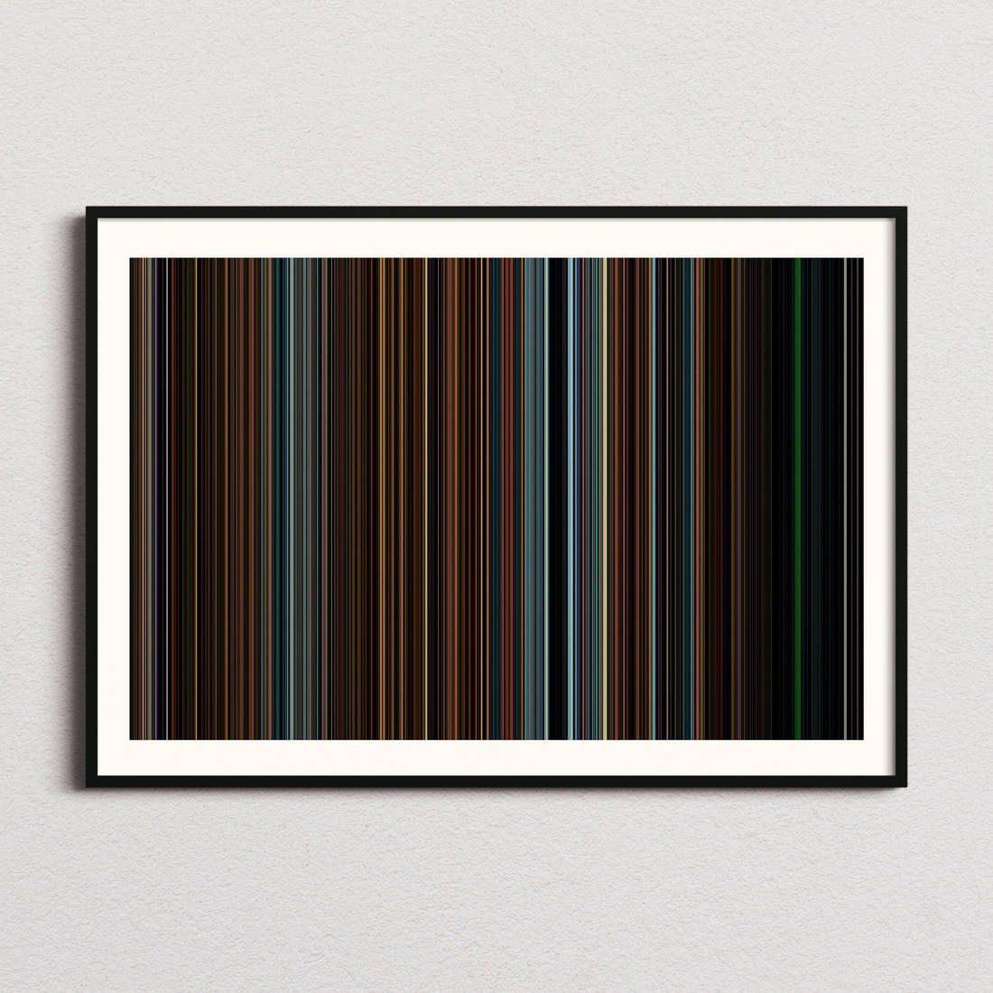 10 Cloverfield Lane Movie Barcode Poster - Barcode Only