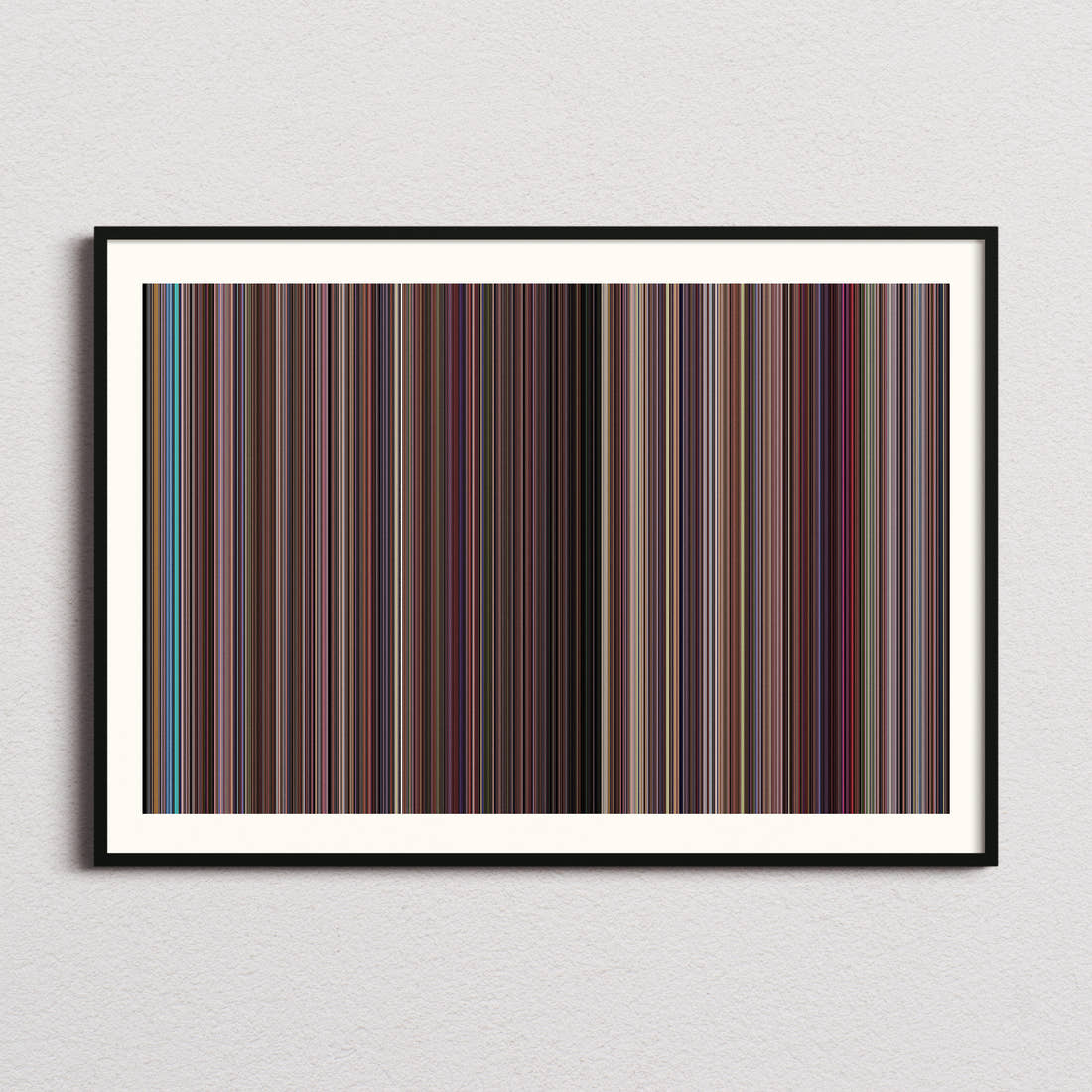 10 Things I Hate About You Movie Barcode Poster - Barcode Only