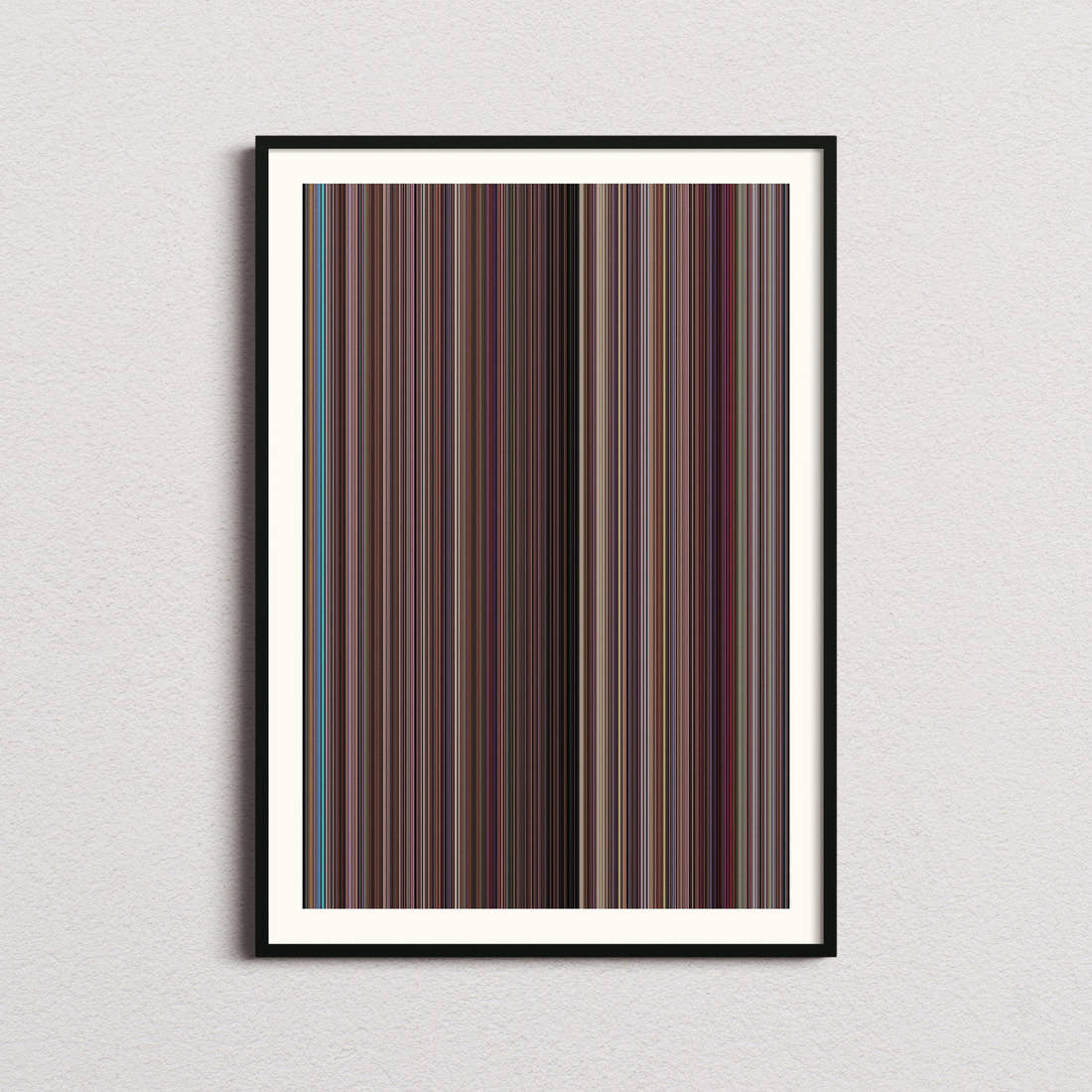 10 Things I Hate About You Movie Barcode Poster - Barcode Only