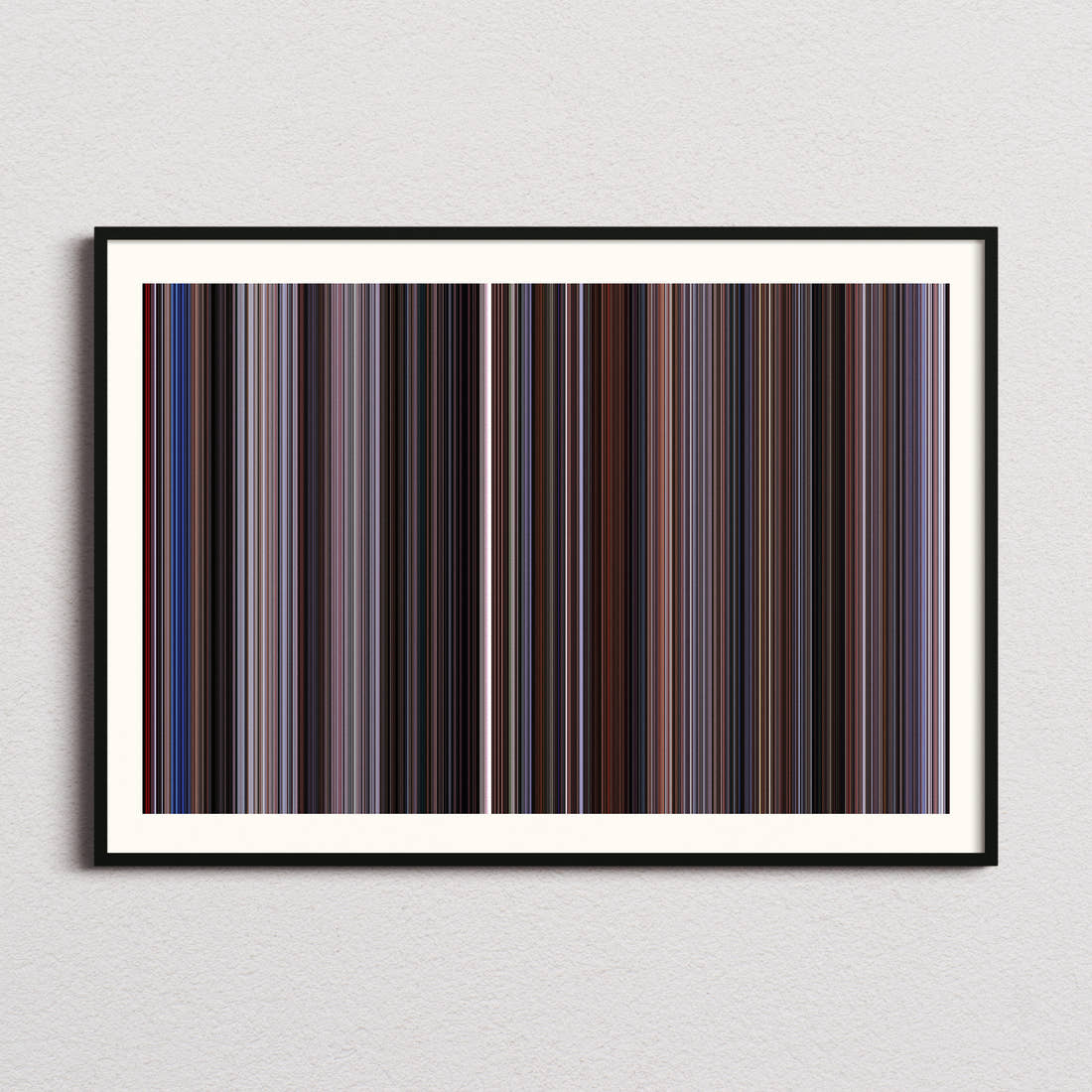 12 Monkeys Movie Barcode Poster - Barcode Only