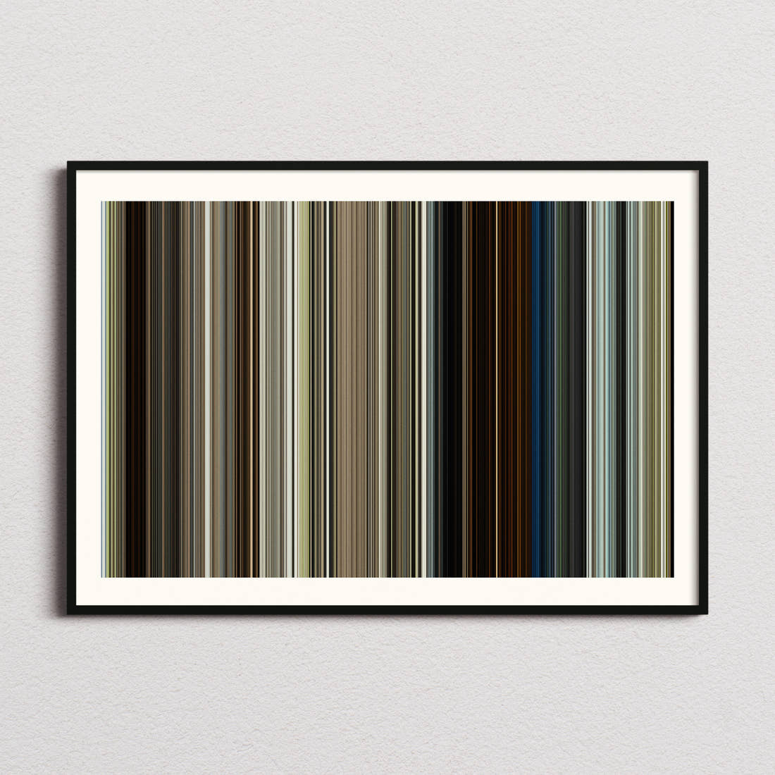 1917 Movie Barcode Poster - Barcode Only