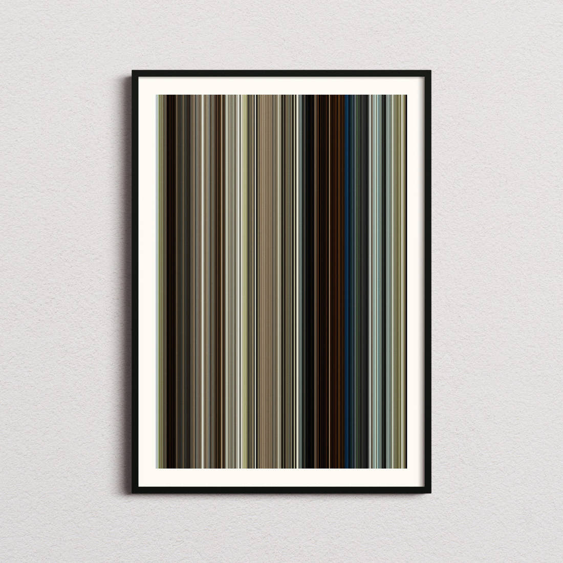1917 Movie Barcode Poster - Barcode Only