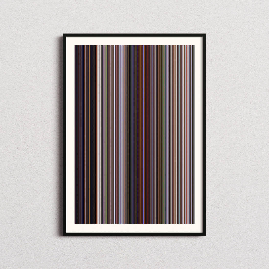 2 Fast 2 Furious Movie Barcode Poster - Barcode Only