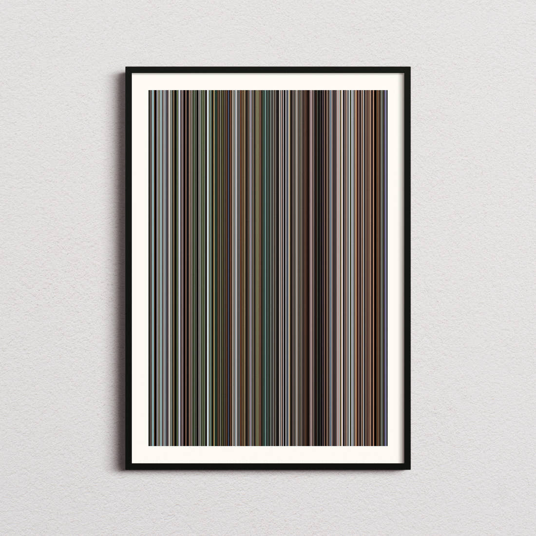 21 Grams Movie Barcode Poster - Barcode Only