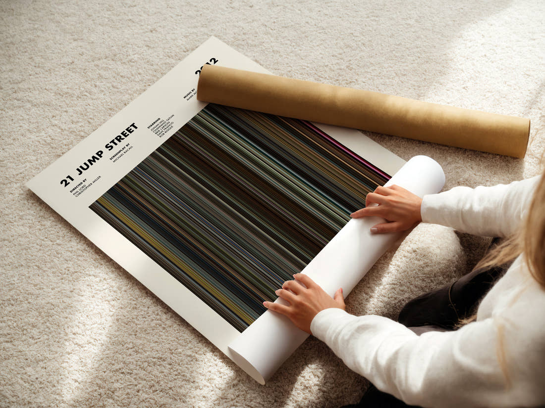 21 Jump Street Movie Barcode Poster