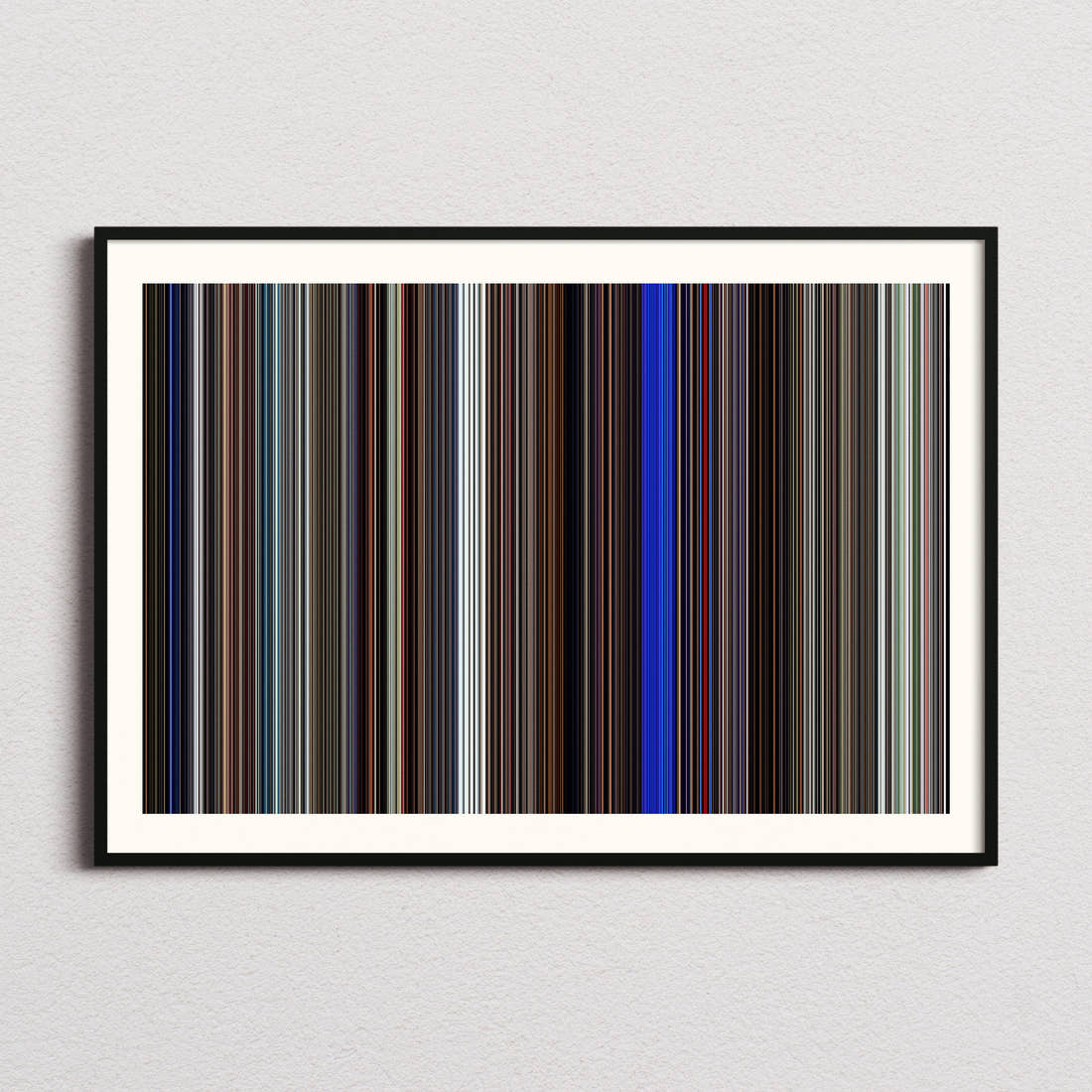 25th Hour Movie Barcode Poster - Barcode Only