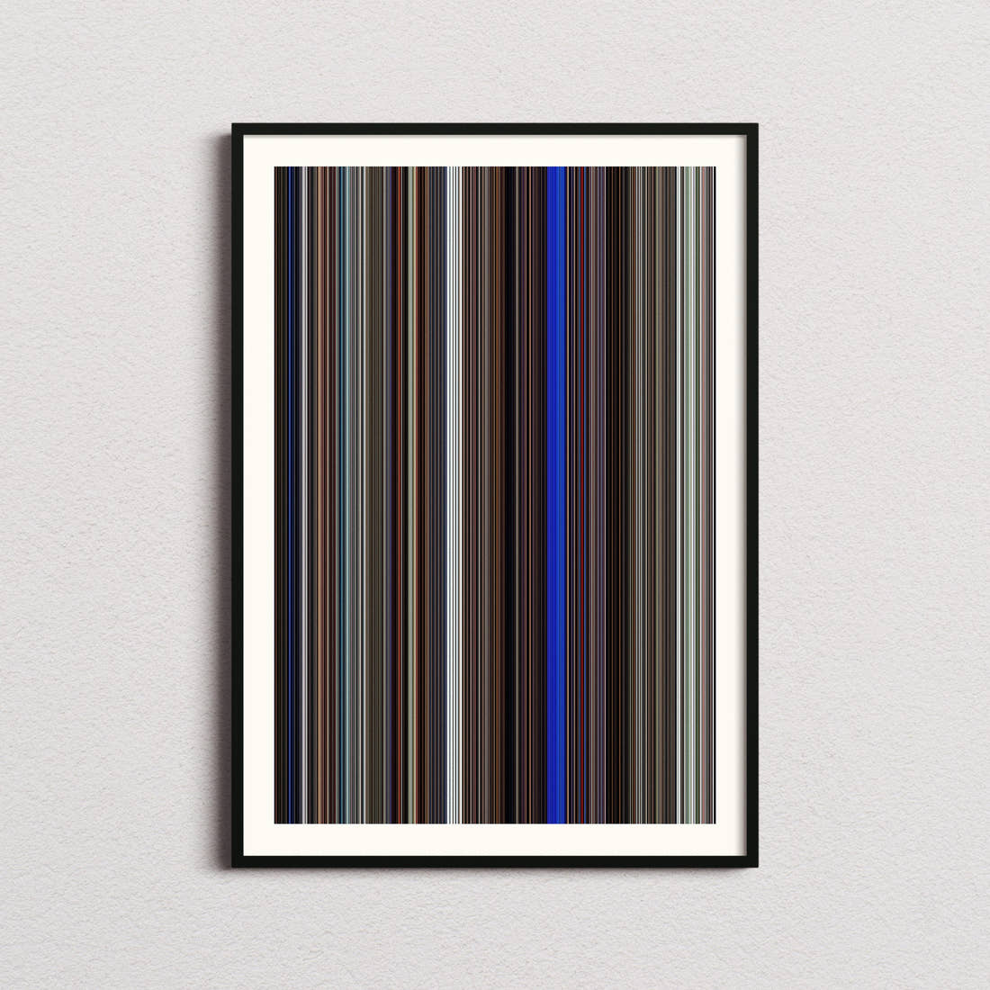 25th Hour Movie Barcode Poster - Barcode Only