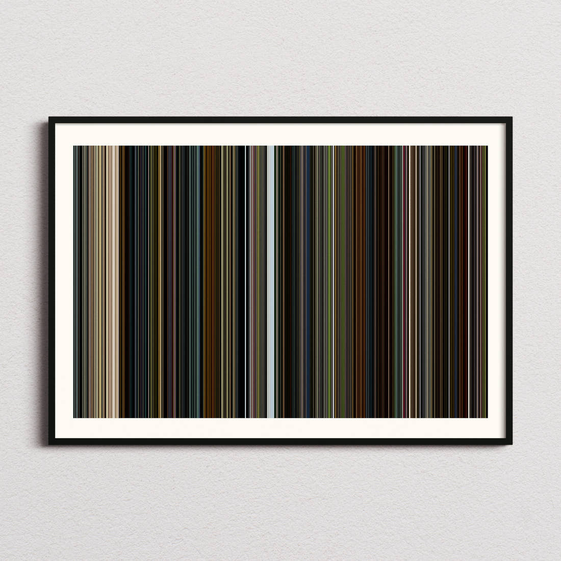 28 Days Later Movie Barcode Poster - Barcode Only