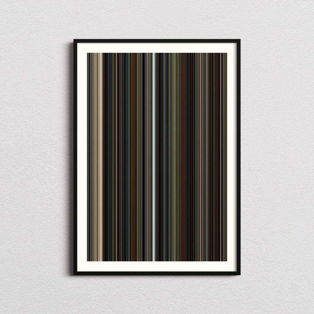 28 Days Later Movie Barcode Poster - Barcode Only