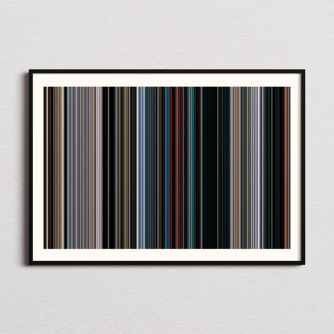 28 Weeks Later Movie Barcode Poster - Barcode Only