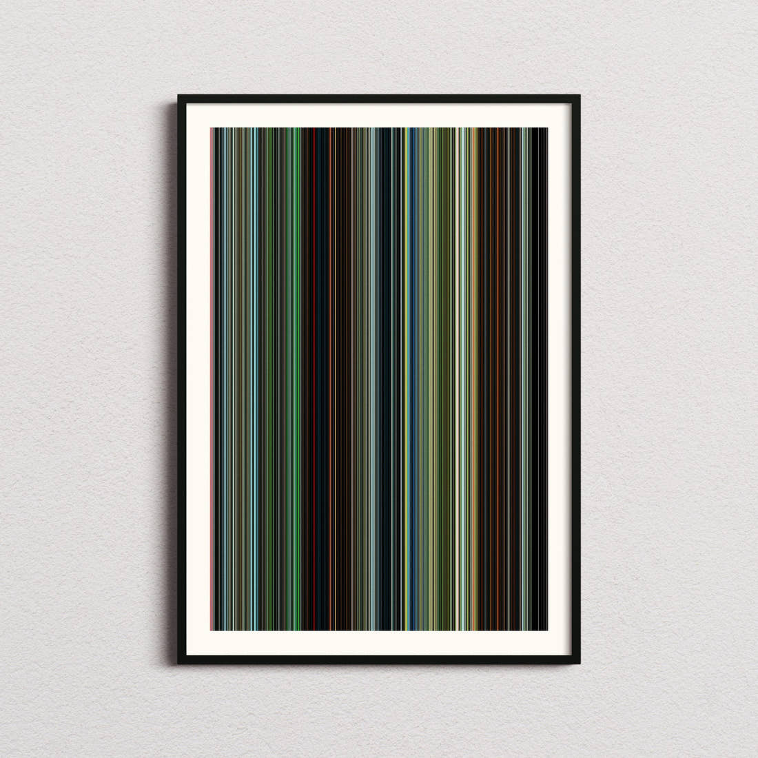 28 Years Later Movie Barcode Poster - Barcode Only