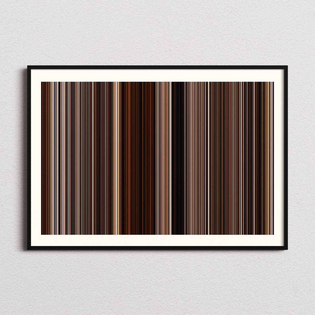 3:10 to Yuma Movie Barcode Poster - Barcode Only