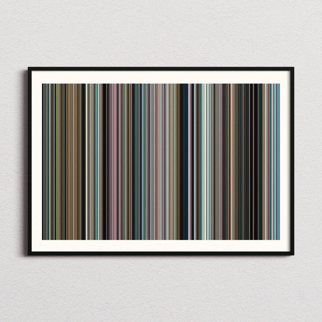3 Idiots Movie Barcode Poster - Barcode Only