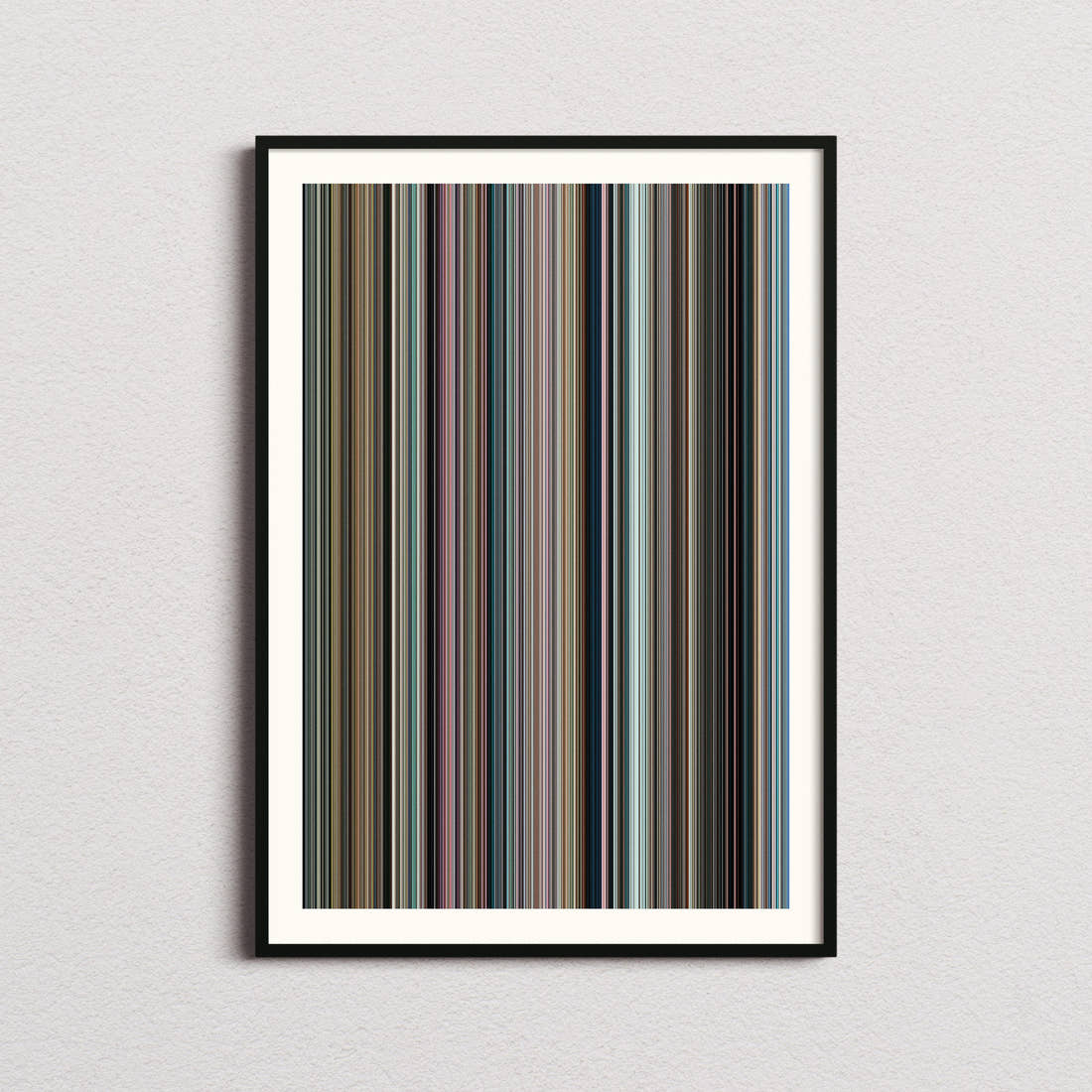 3 Idiots Movie Barcode Poster - Barcode Only