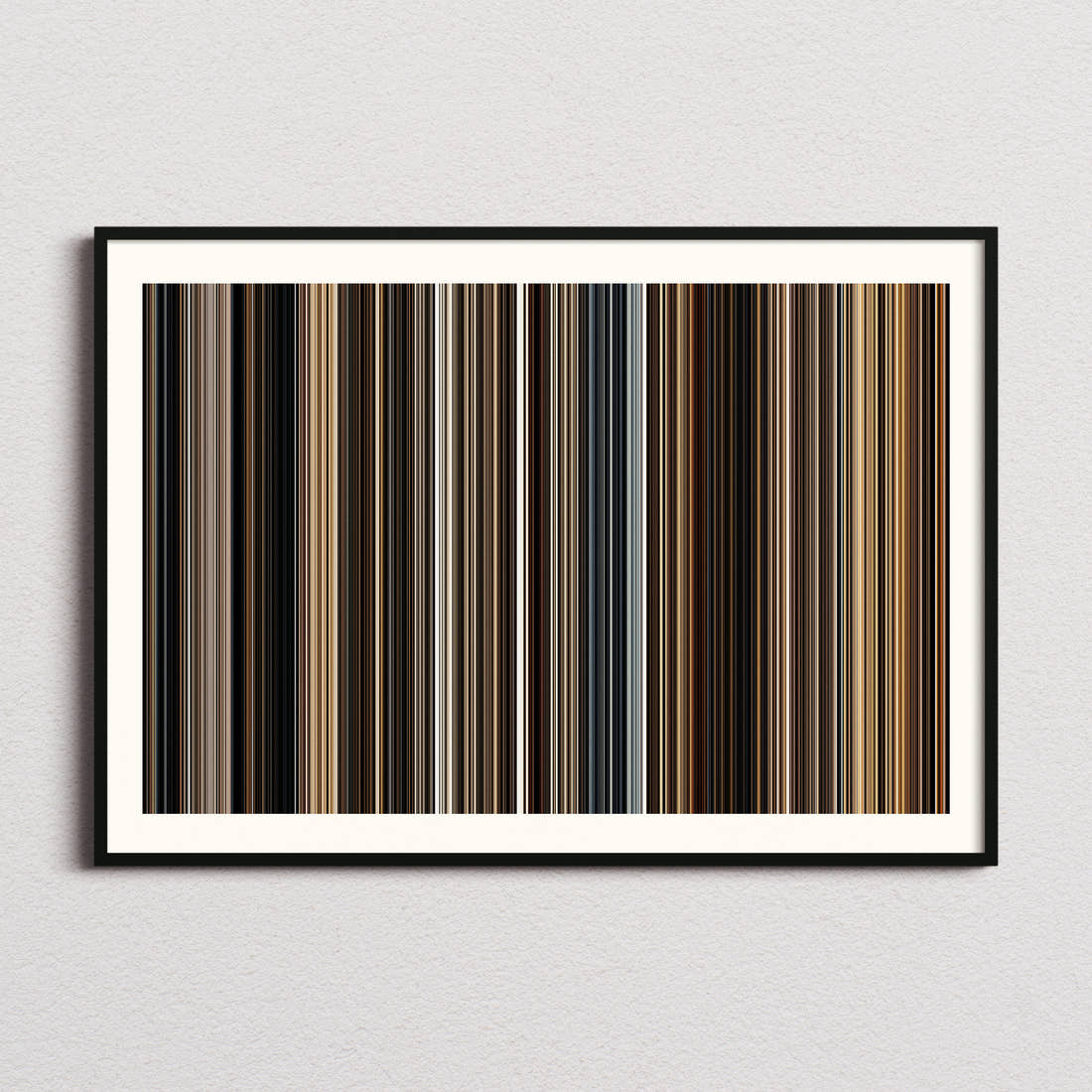 300 Movie Barcode Poster - Barcode Only