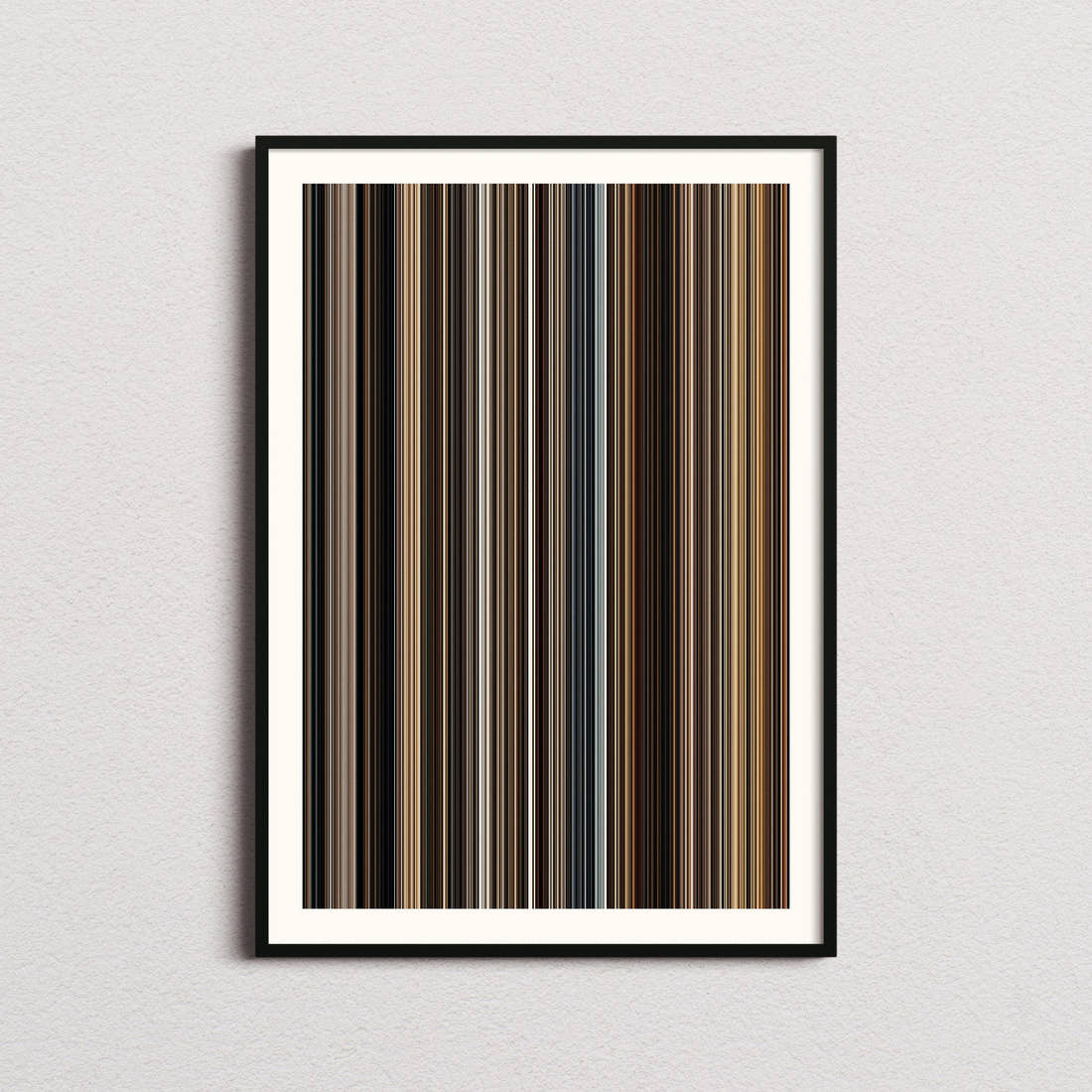 300 Movie Barcode Poster - Barcode Only