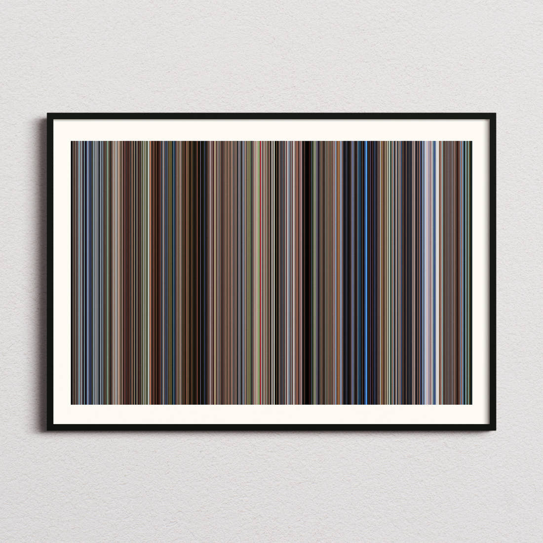 50 First Dates Movie Barcode Poster - Barcode Only