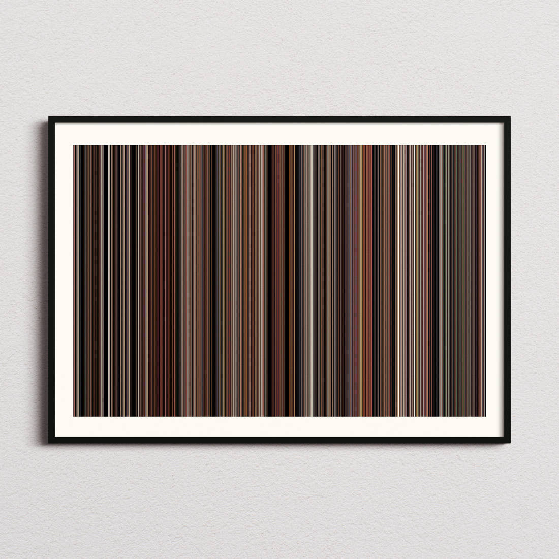 (500) Days of Summer Movie Barcode Poster - Barcode Only
