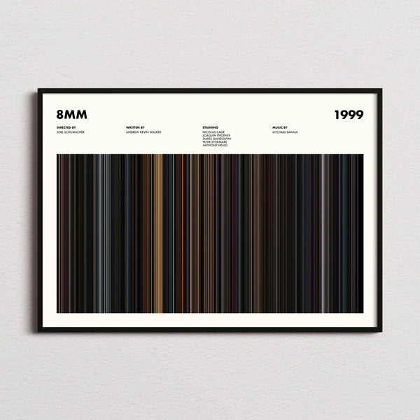 8mm Movie Barcode Poster
