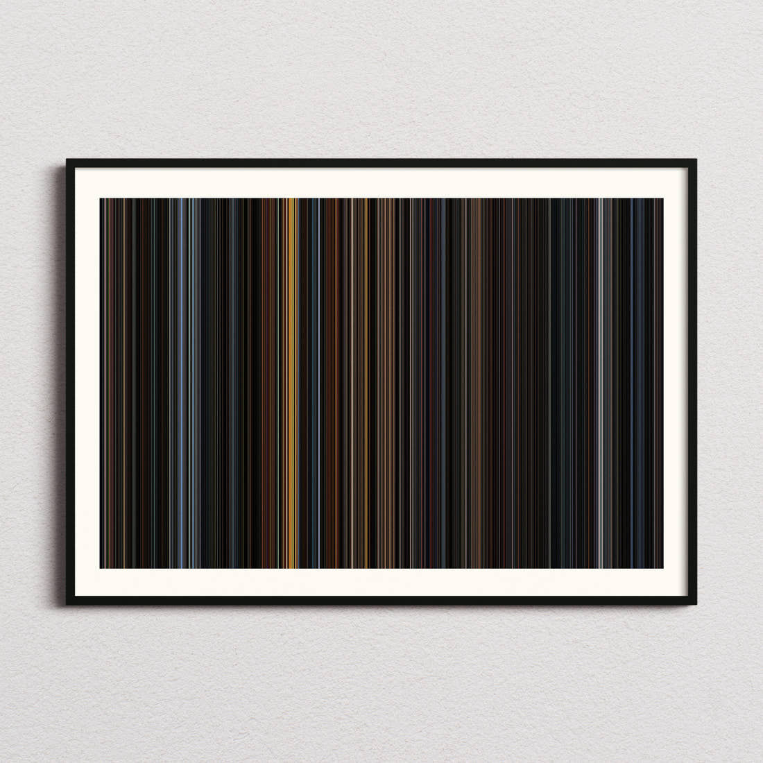 8mm Movie Barcode Poster - Barcode Only
