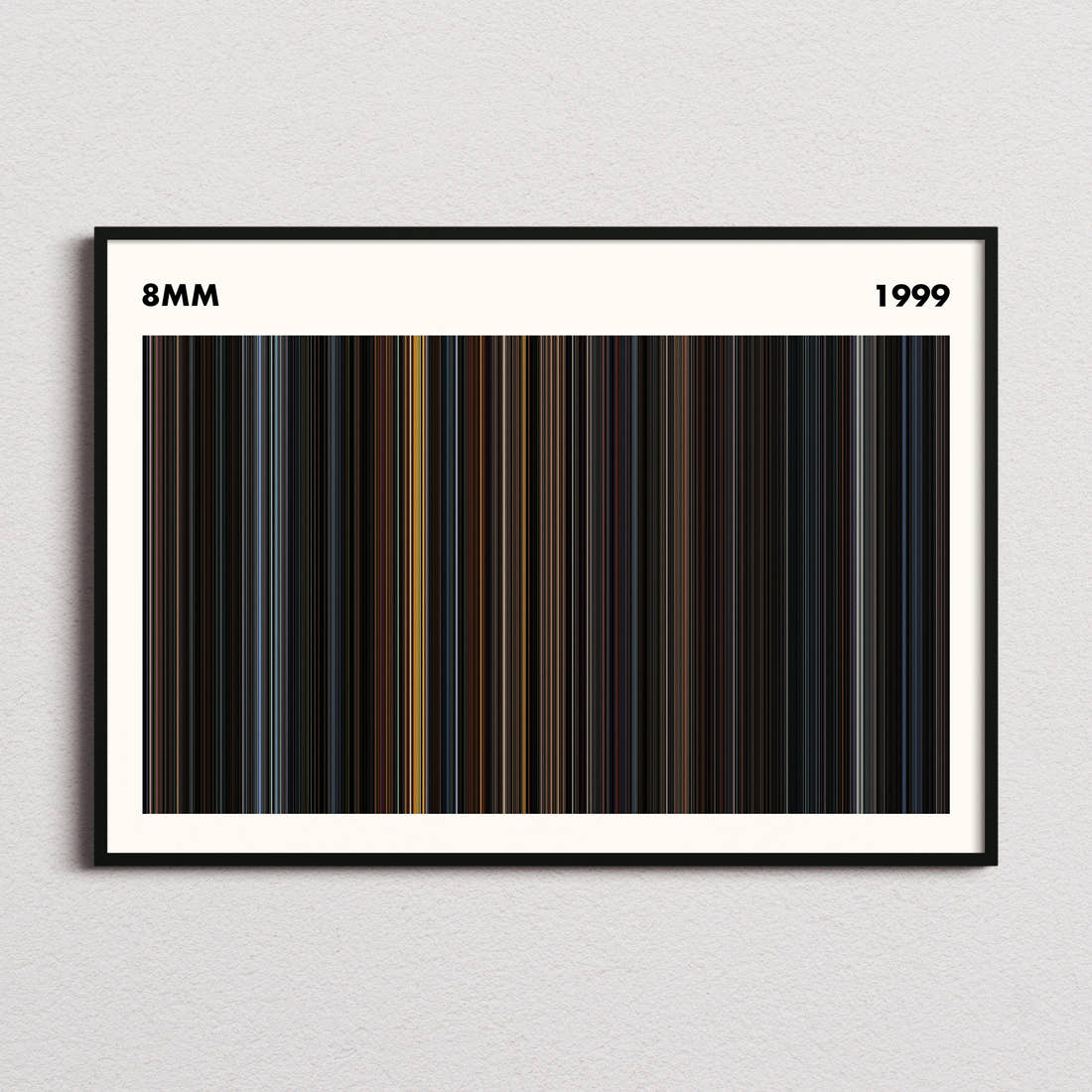 8mm Movie Barcode Poster - Simplified