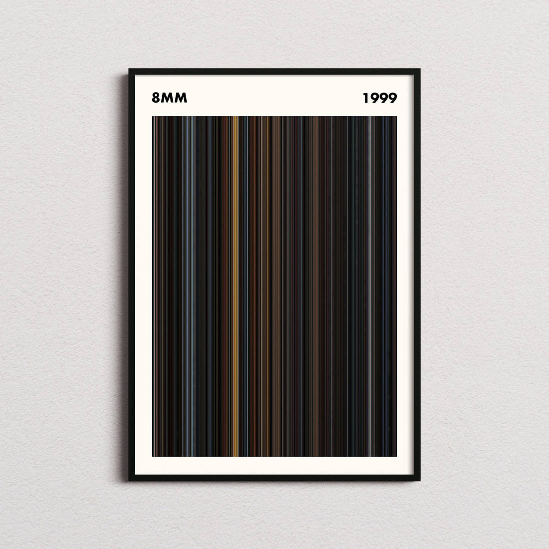 8mm Movie Barcode Poster - Simplified