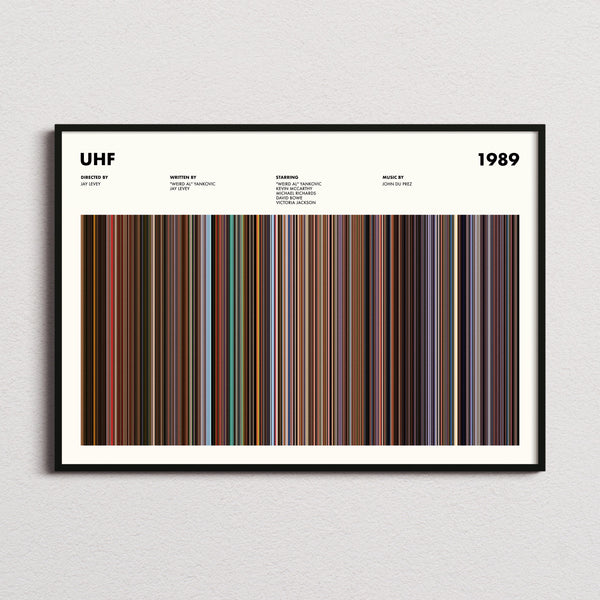 UHF Movie Barcode Poster