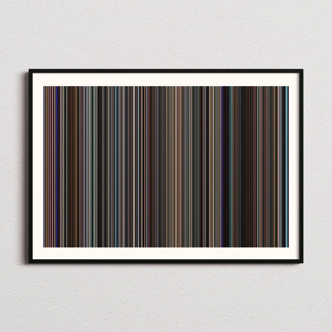 A Beautiful Day in the Neighborhood Movie Barcode Poster - Barcode Only