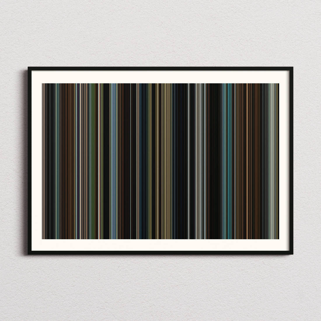 A Big Bold Beautiful Journey Movie Barcode Poster - Barcode Only
