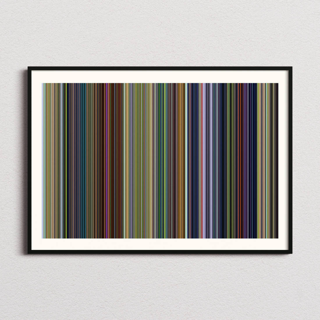 A Bug's Life Movie Barcode Poster - Barcode Only