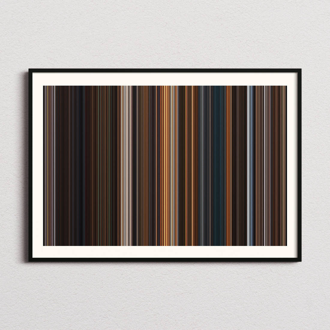 A Christmas Carol Movie Barcode Poster - Barcode Only