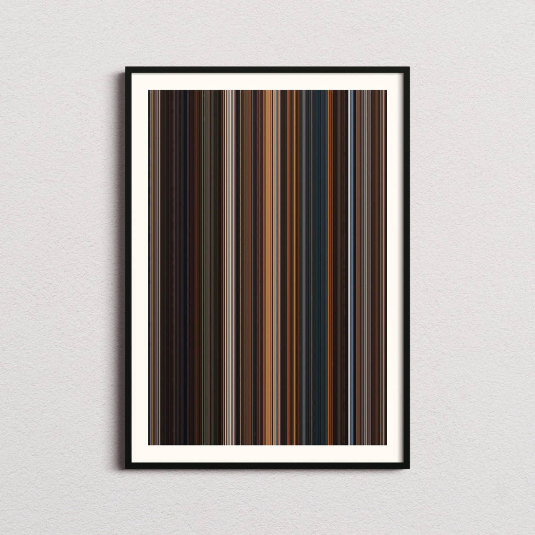 A Christmas Carol Movie Barcode Poster - Barcode Only