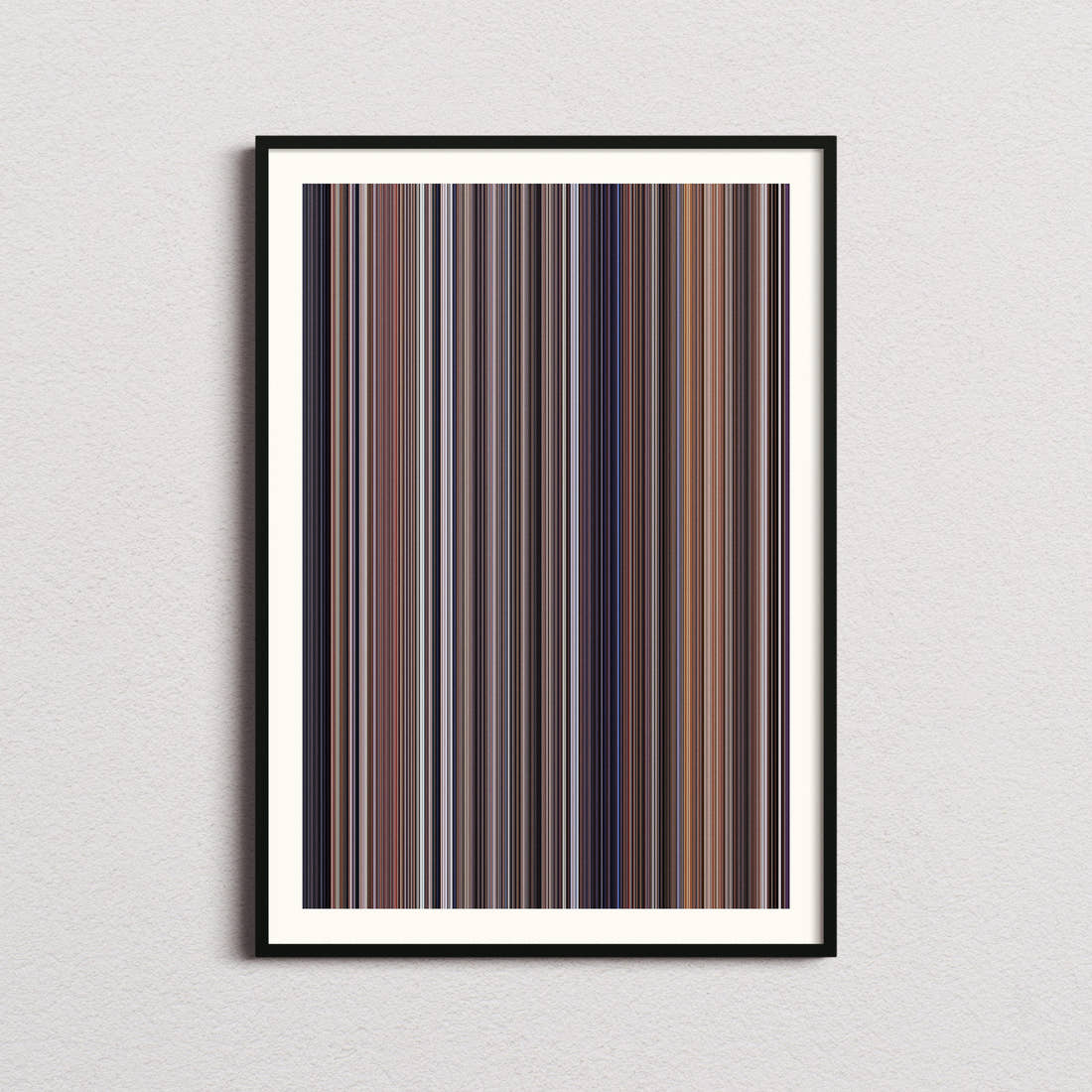 A Clockwork Orange Movie Barcode Poster - Barcode Only