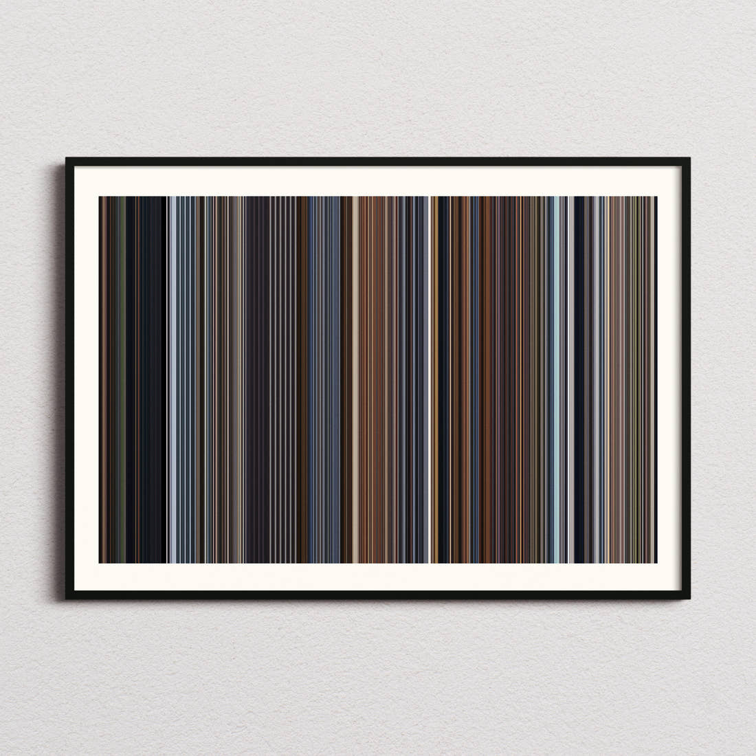 A Ghost Story Movie Barcode Poster - Barcode Only