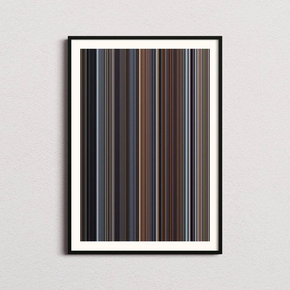 A Ghost Story Movie Barcode Poster - Barcode Only